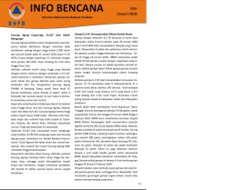 Info Bencana Januari 2018