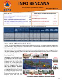 Info Bencana Edisi Februari 2014