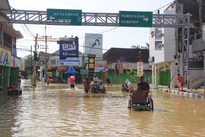 Banjir Di Sampang Madura, Jawa Timur