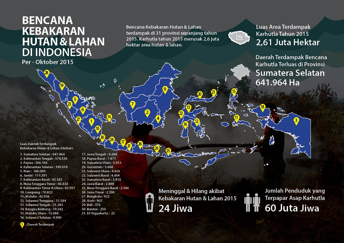 Bencana Kebakaran Hutan dan Lahan Di Indonesia