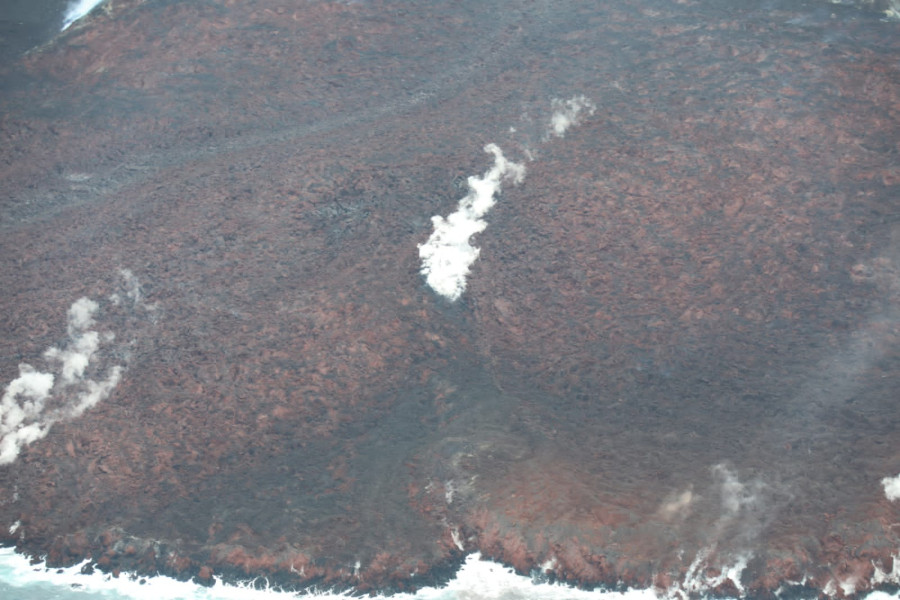 Hasil pantauan visual Gunung Anak Krakatau, Kabupaten Lampung Selatan, Provinsi Lampung pada Kamis (29/4).