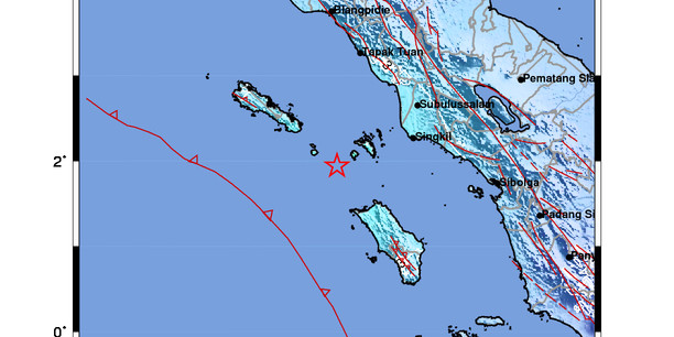 Warga Kabupaten Nias Utara Rasakan Getaran Lemah Saat Gempa M 5,6 Terjadi