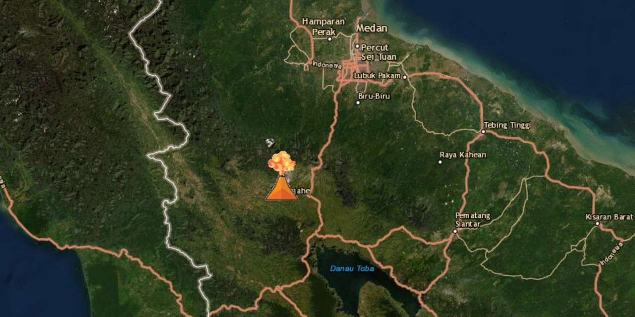 Gunung Sinabung Kembali Erupsi, Status Masih Level III