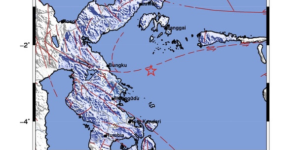 Warga Banggai Laut Merasakan Getaran Gempa Lemah 1-2 Detik