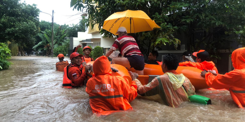 [UPDATE]: Banjir Kota Serang, Dua Warga Meninggal Dunia dan Dua Lainnya Hilang