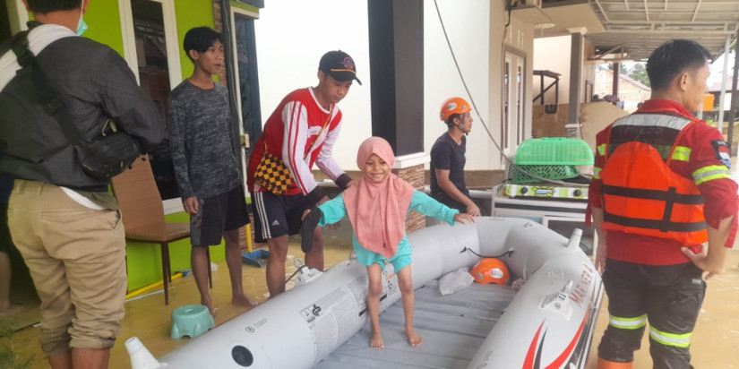 Seribu Jiwa Mengungsi Akibat Banjir di Kutai Timur