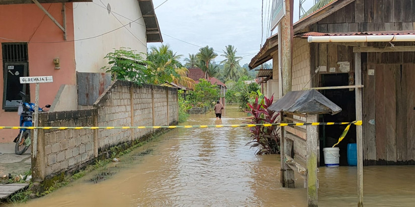 Ketinggian Genangan Banjir Kota Samarinda Mengalami Penurunan