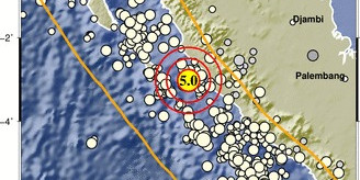 Gempa Bumi M5,0 Picu Guncangan Kuat di Wilayah Mukomuko