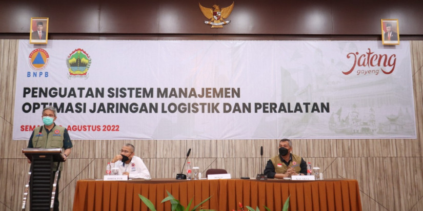 Perkuat Sistem Optimasi Jaringan Logpal di Jateng, BNPB Gandeng OPD dan Lembaga PB