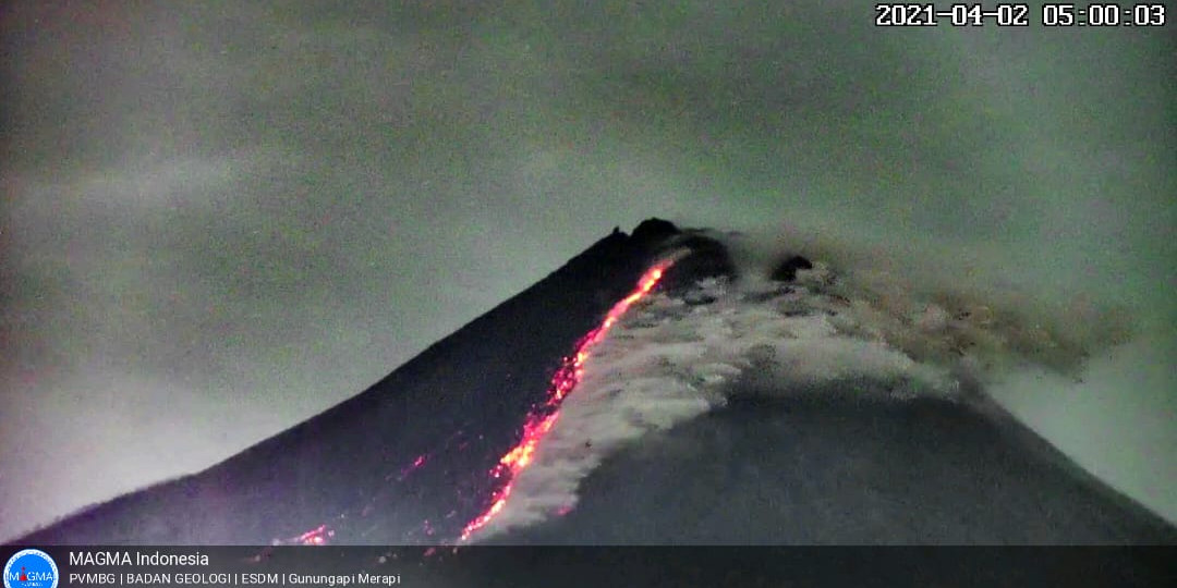 Jarak Luncur Awan Panas Erupsi Merapi Capai 1.500 Meter