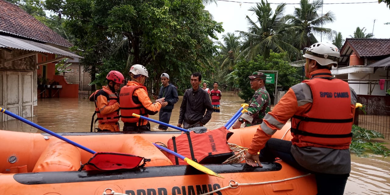 Banjir Masih Kepung Kabupaten Ciamis, Sebanyak 5.493 Jiwa Terdampak