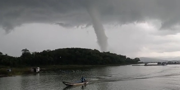 Angin Puting Beliung Terjadi di Perairan Waduk Gajahmungkur, Kondisi Aman Terkendali