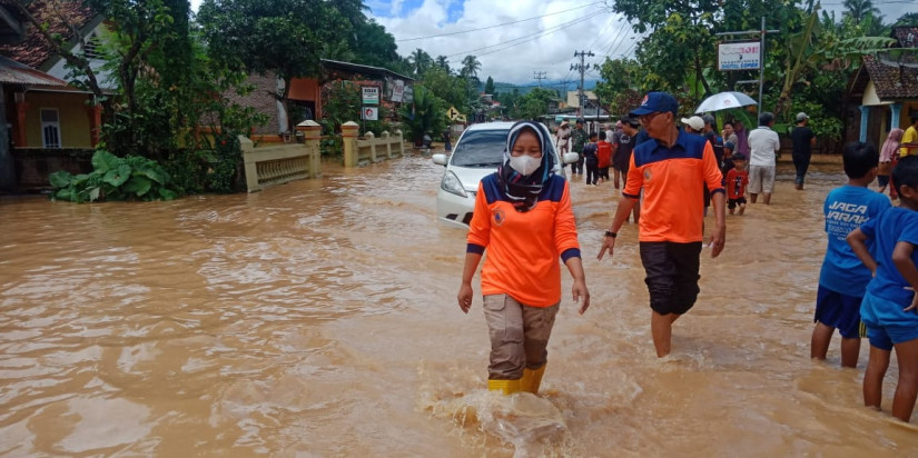 Banjir Menggenangi 15 Pekon di Tanggamus, Kini Sudah Surut