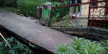 Pergerakan Tanah Ancam Rumah Warga Di Kuningan