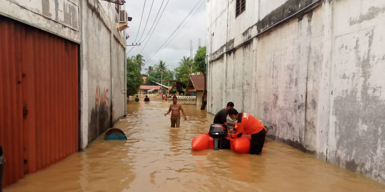 [Update] – Banjir Landa Beberapa Kecamatan di Kabupaten Aceh Utara dan Bener Meriah