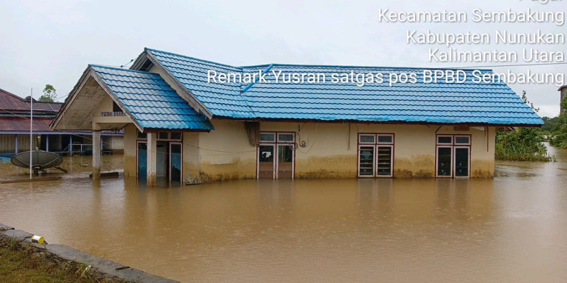 Banjir Belum Surut, Pemerintah Kabupaten Nunukan Siapkan Status Tanggap Darurat