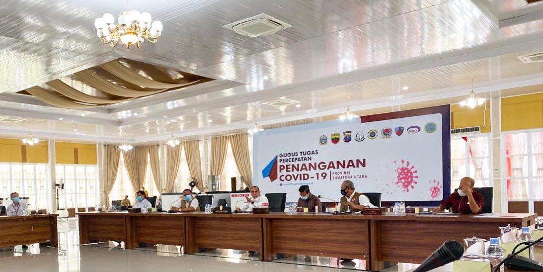 Dukungan Satgas Penanganan Nasional Terhadap Penanganan COVID-19 Sumut