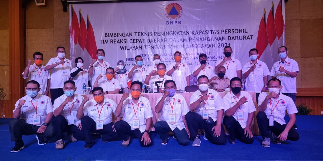 BNPB Tutup Bimtek TRC Zona Tengah