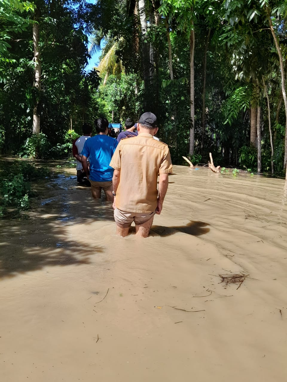 Banjir yang Melanda Kabupaten Sumba Barat, NTT Berangsur Surut