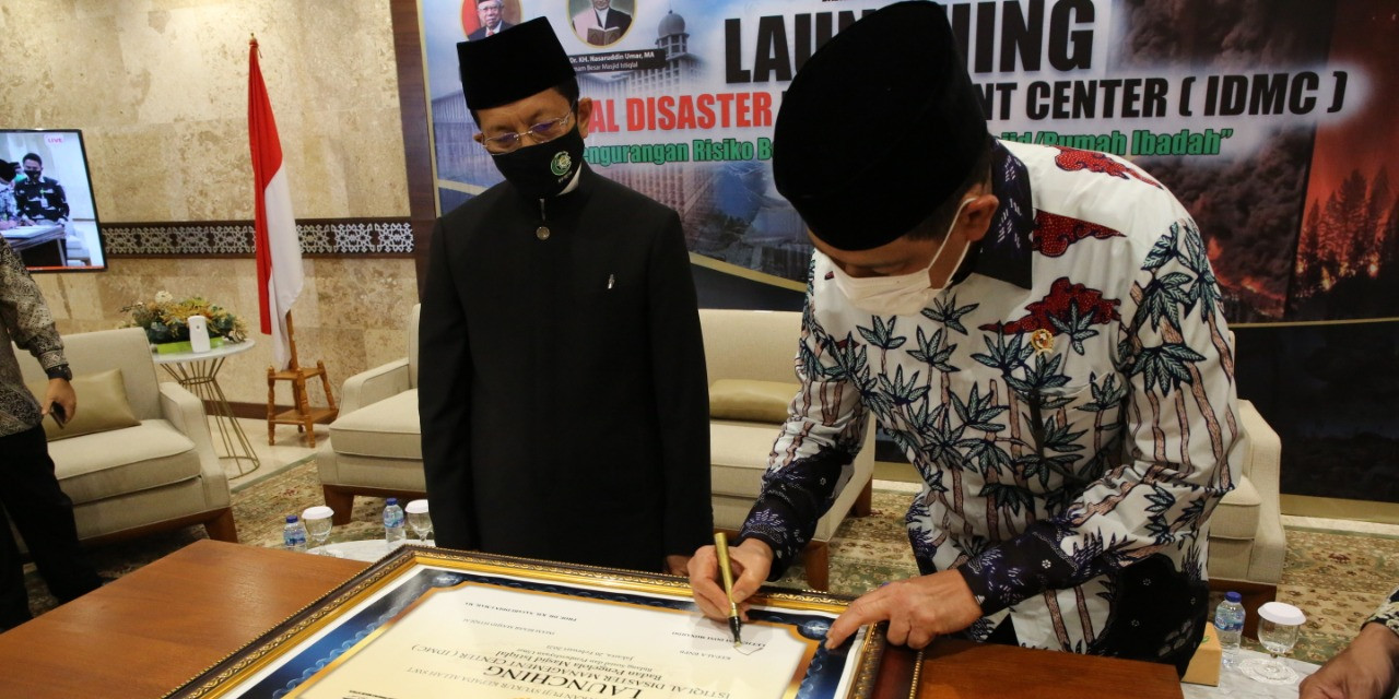 Kepala BNPB Hadiri Launching Istiqlal Disaster Management Center