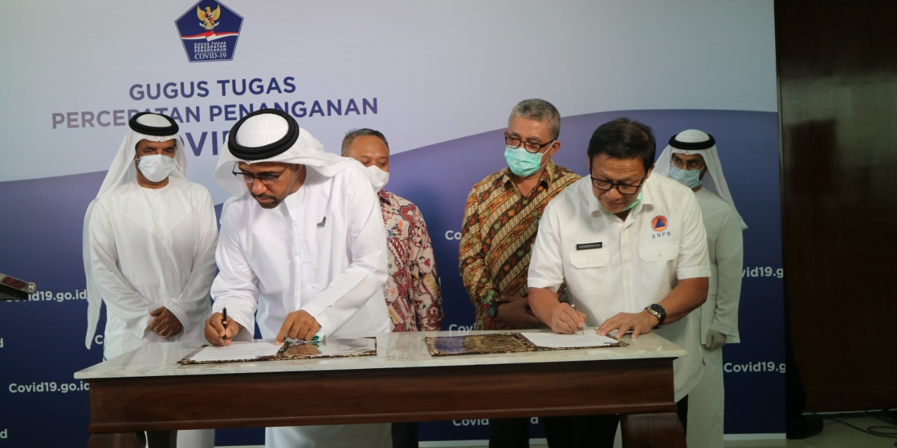 Pemerintah Uni Emirat Arab Serahkan Bantuan Peralatan Medis untuk Tangani COVID – 19 di Tanah Air