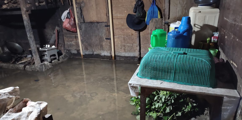 Banjir Setinggi 50 sentimeter Melanda Dua Desa di Nias