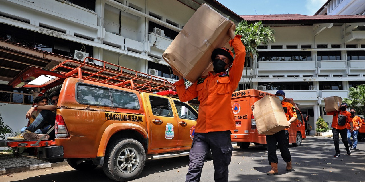 Perkuat Prokes Kota Manado, BNPB Lepas Gerakan Mobil Masker Untuk Masyarakat