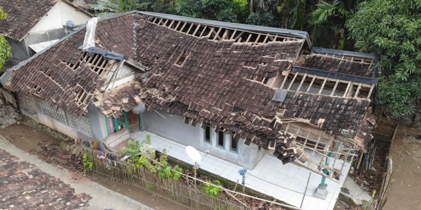 [UPDATE] Sebanyak 1.378 Rumah Terdampak Gempabumi M 6,6 Banten