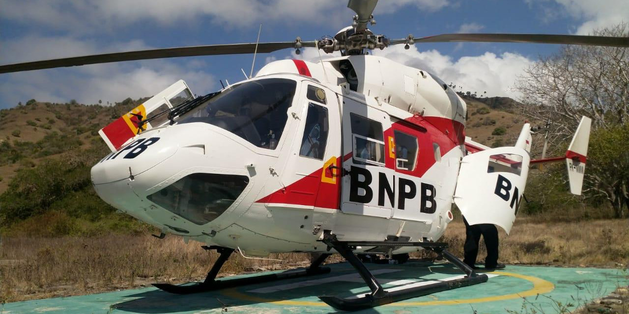 BNPB Efektifkan Penggunaan Helikopter pada Penanganan COVID -19