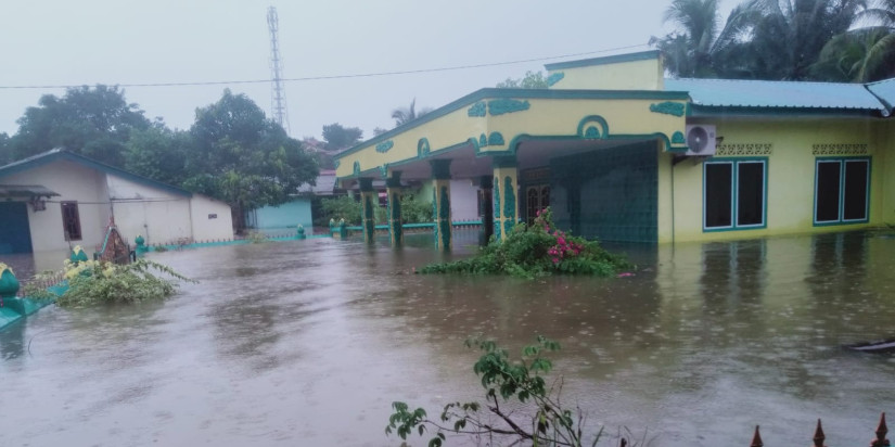 Banjir Kecamatan Bintan Timur Berangsur Surut