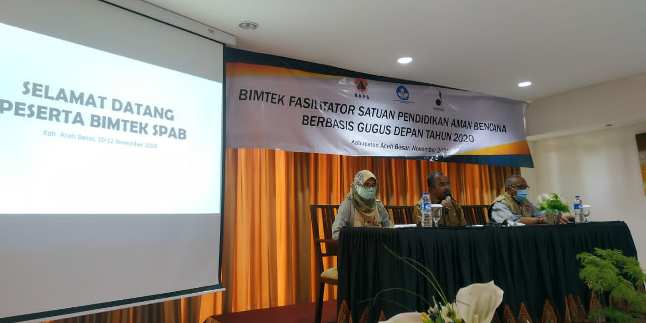 BNPB Gelar Bimtek Fasilitator SPAB Berbasis Gugus Depan Aceh Besar