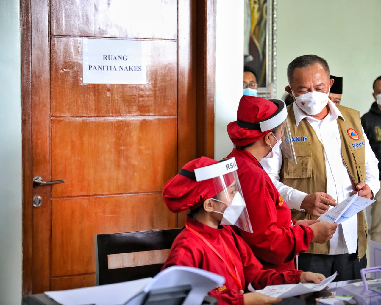 Ganip Warsito Tak Kenal Waktu Terus Ajak NKRI Bermasker