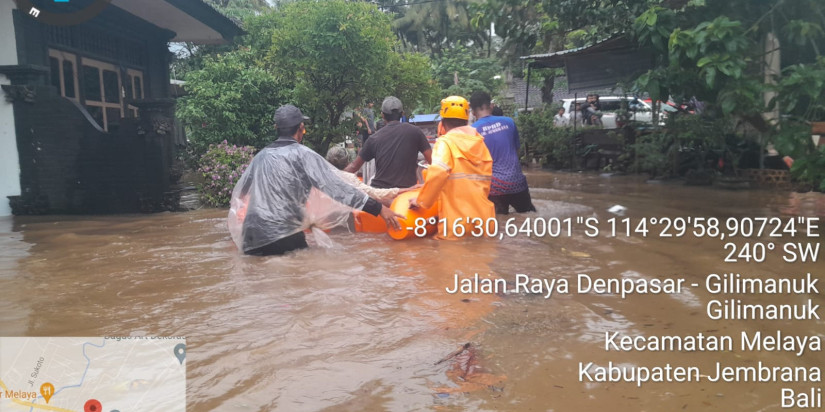 Banjir Bandang Jembrana, Satu Warga Hanyut Terseret Arus