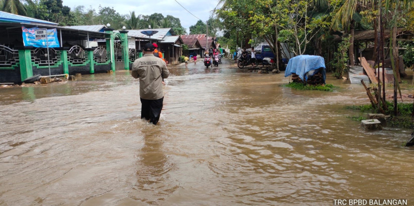 Banjir Rendam Dua Desa di Balangan