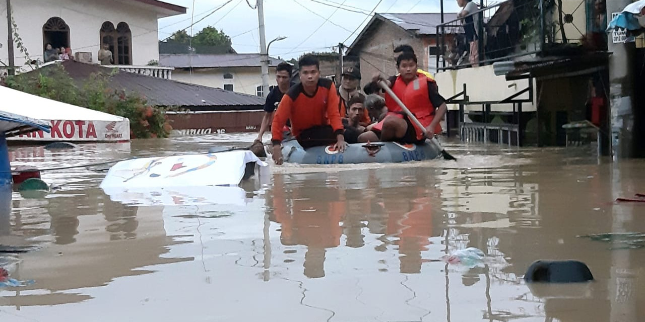 [Update] – Banjir Kota Medan Berangsur Surut