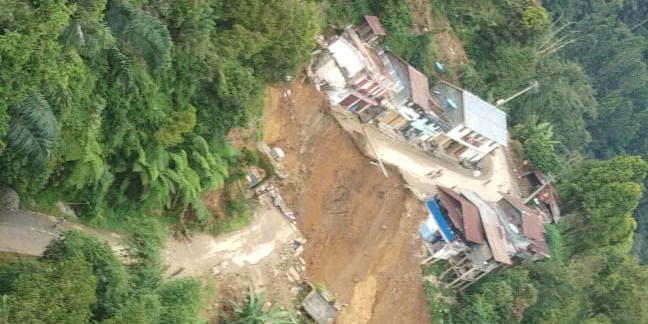 Longsor Kota Palopo, Sembilan Rumah Rusak Berat