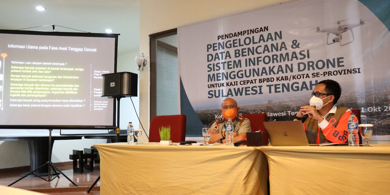 Tingkatkan Kapasitas BPBD Se-Sulawesi Tengah, BNPB Gelar Pelatihan Pengambilan Data Menggunakan Wahana Nirawak