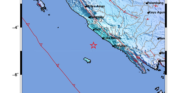 Gempabumi M 5,4 Guncang Bengkulu Selatan, BMKG: Tidak Berpotensi Tsunami