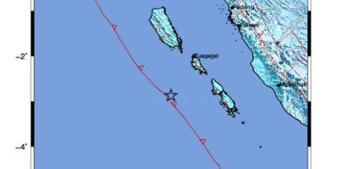 Pemantauan Dampak Masih Berlangsung Pascagempa M6,3 Kepulauan Mentawai