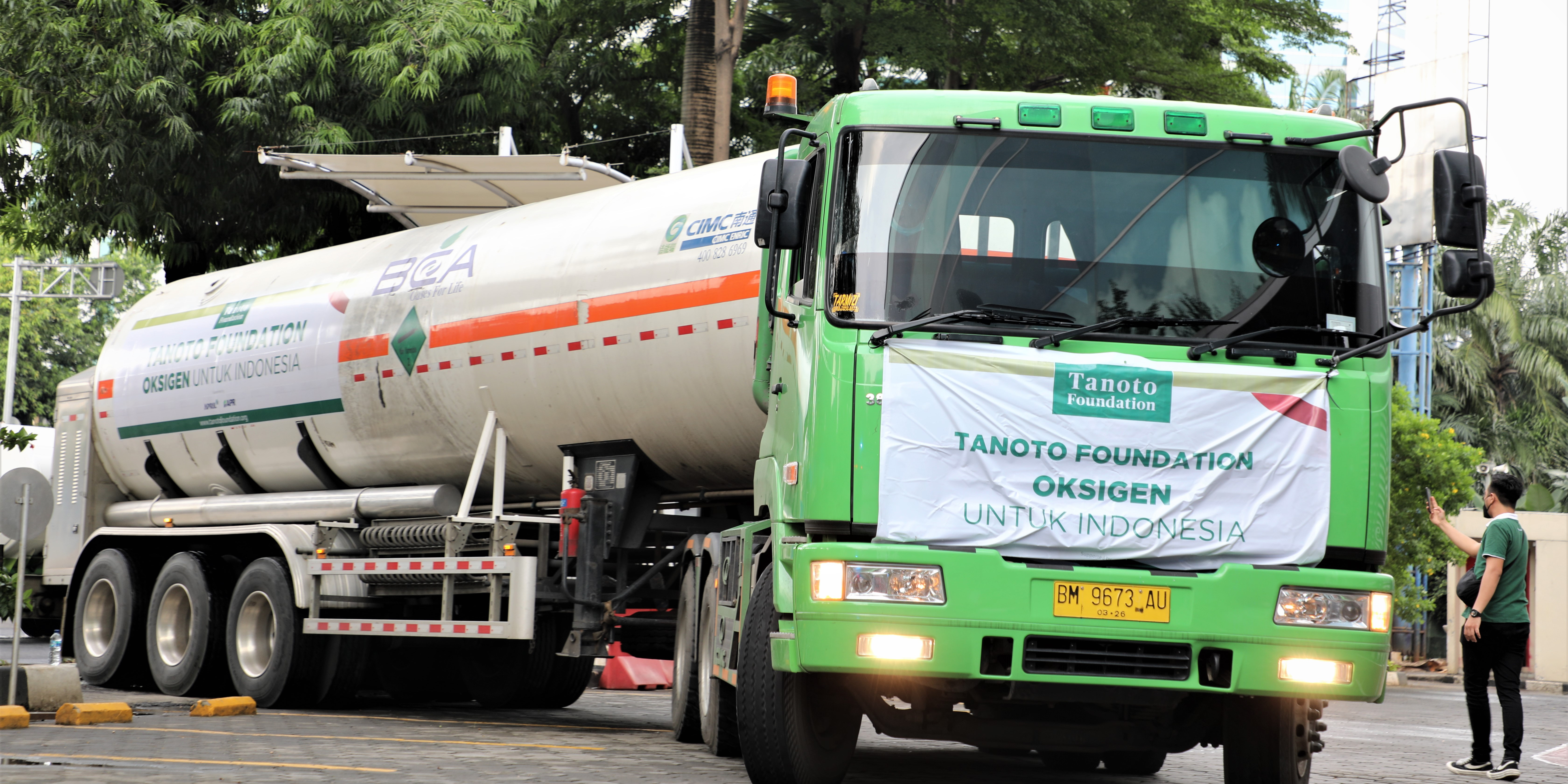 Pemerintah Terima bantuan 500 Ton Oksigen Cair dari Tanoto Foundation