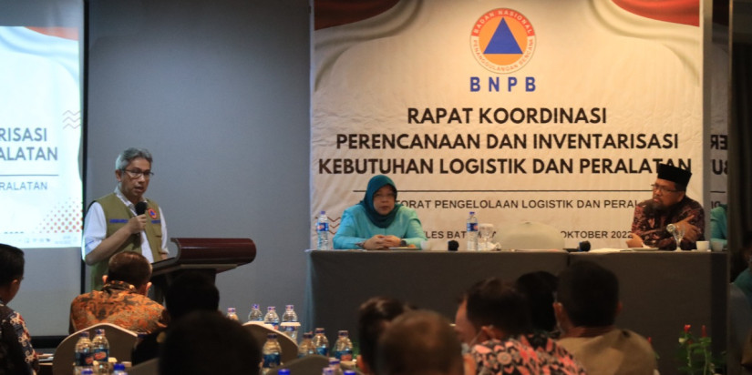 Optimalkan Layanan, BNPB Gelar Rakor Perencanaan dan Inventarisasi Kebutuhan Logistik dan Peralatan