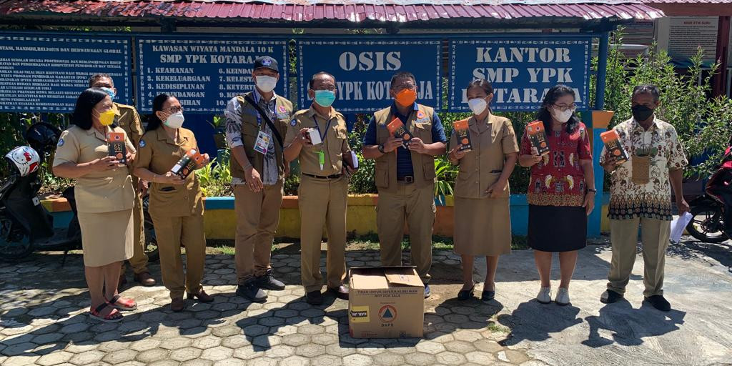 Satgas Prokes PON XX Salurkan 7.000 Masker ke Sekolah dan Tempat Ibadah di Kota Jayapura