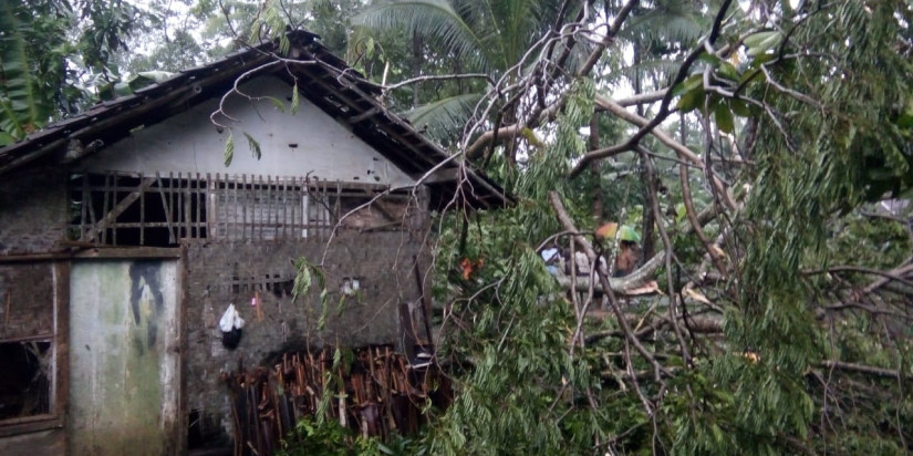 Satu Warga Meninggal Saat Angin Kencang Terjang Kota Banjar