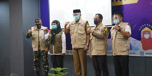 Pelatihan Relawan Satgas Covid-19 di Provinsi Aceh