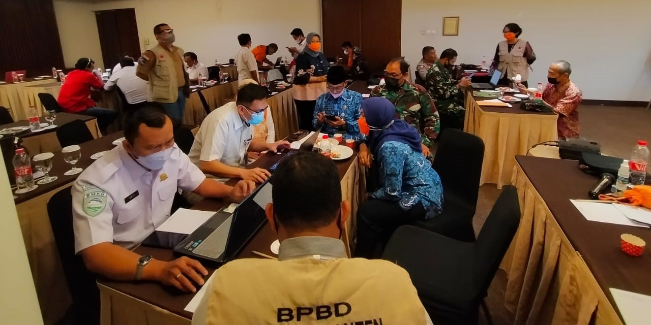 BNPB Gelar Workshop Penyusunan Rencana Kontigensi Menghadapi Ancaman Bencana Tsunami di Serang