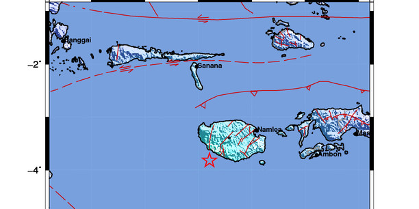 Tak Berpotensi Tsunami, Warga Pulau Buru Rasakan Gempa M5,5