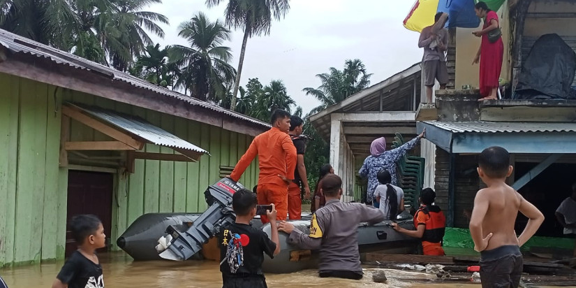 [Update] – Banjir Masih Menggenangi Beberapa Kecamatan di Kabupaten Aceh Timur