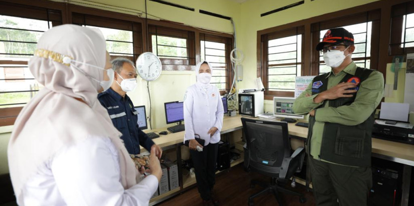 Kepala BNPB Tinjau Pos Pengamatan Gunung Merapi Babadan