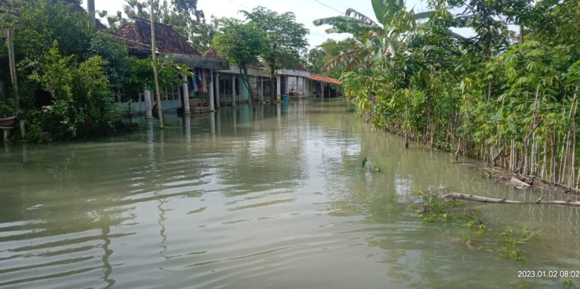 Banjir di Pantura Jawa Tengah Masih Bertahan