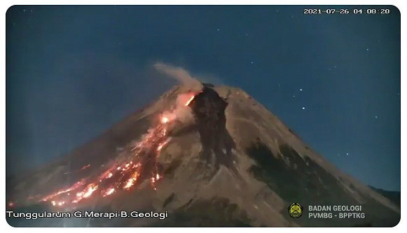 BPBD Kabupaten Magelang Terus Pantau dan Siapkan Langkah Antisipatif Terkait Kebakaran Vegetasi di Lereng Gunung Merapi